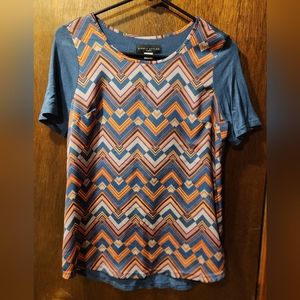 Women's Short Sleeve Blouse Simply Styled Small Polyester